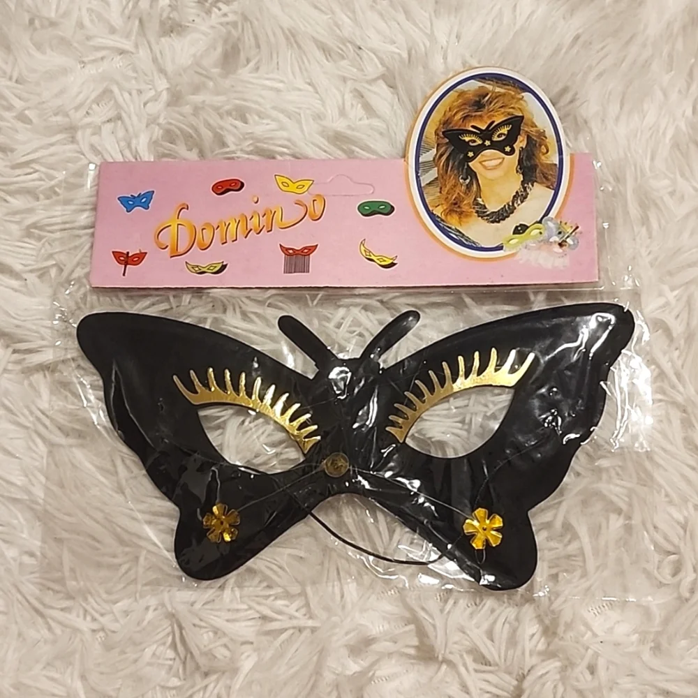 Domino Mask Butterfly Masquerade Party Costume OS Halloween